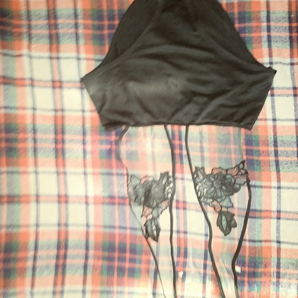 40s style burlesque pinup sexy halter bodysuit - Picture 2 of 2